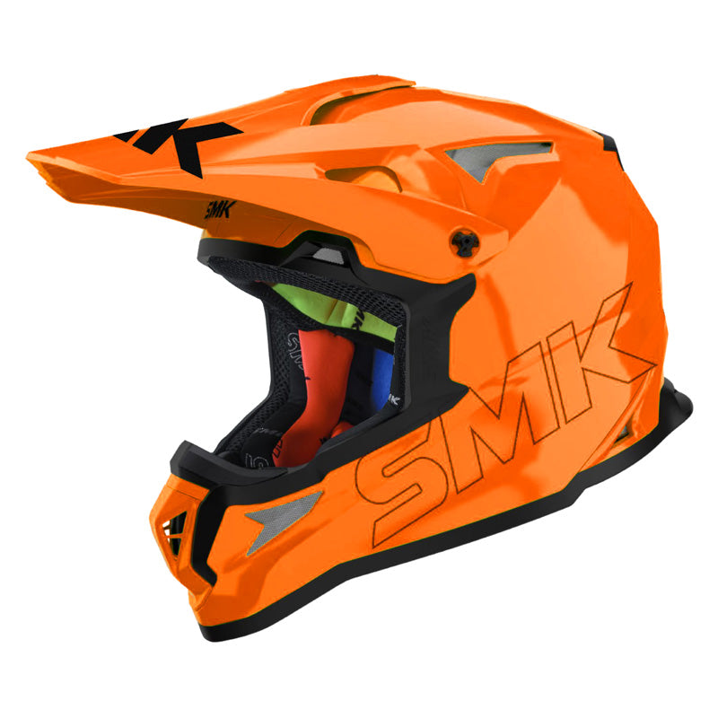 SMK HELMETS (L) ALLTERRA HI VIS ORN DOT ECE LG 1000086912