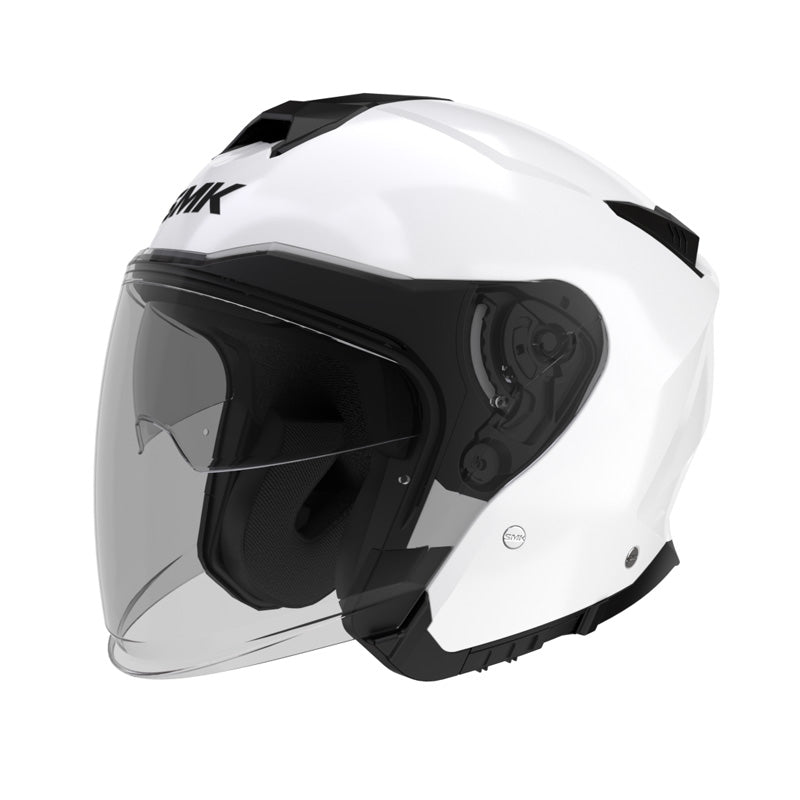 SMK HELMETS (L) GTJ GLO WHT DOT ECE LG 1000086957