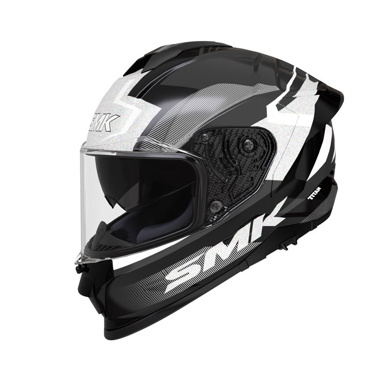 SMK HELMETS TITAN PFT CHICANEIRO GREY/BLACK/WHITE (MATTE) (L) 1000061858