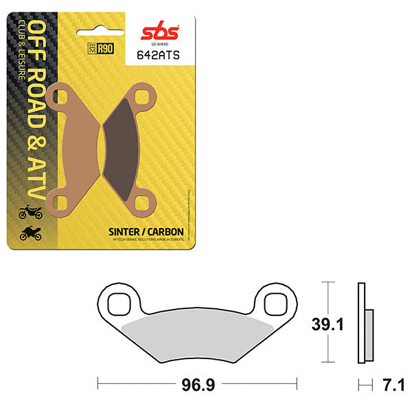 SBS SINTER BRAKE PAD 6460642100