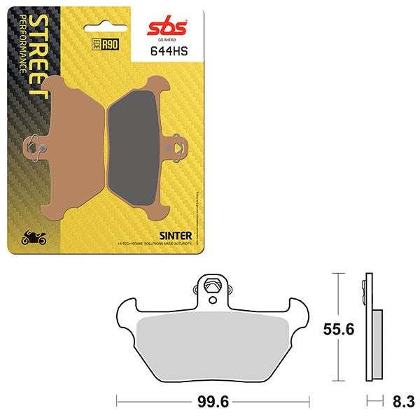 SBS PERFORMANCE HS SINTER BRAKE PAD 6250644100