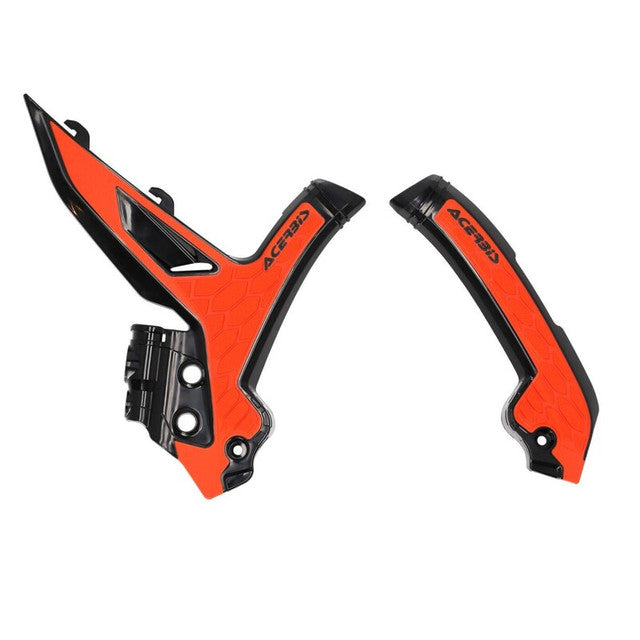 ACERBIS FRAME GUARD X-GRIP BLK/ORG SX125/250/300:23,SXF250-450:23 2975045229