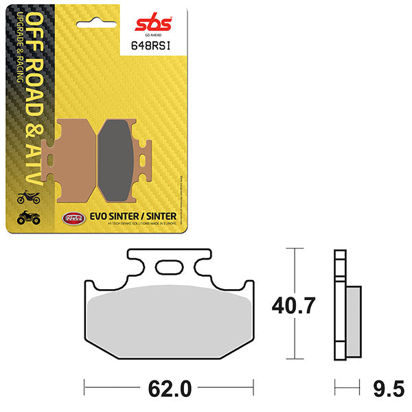SBS EVO SINTER BRAKE PAD 6280648100