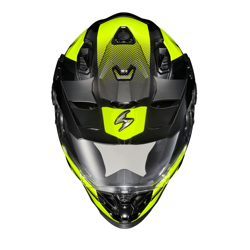 SCORPION EXO-XT9000 CARBON TRAILHEAD HI-VIS LG DOT-ECE XT9-1015