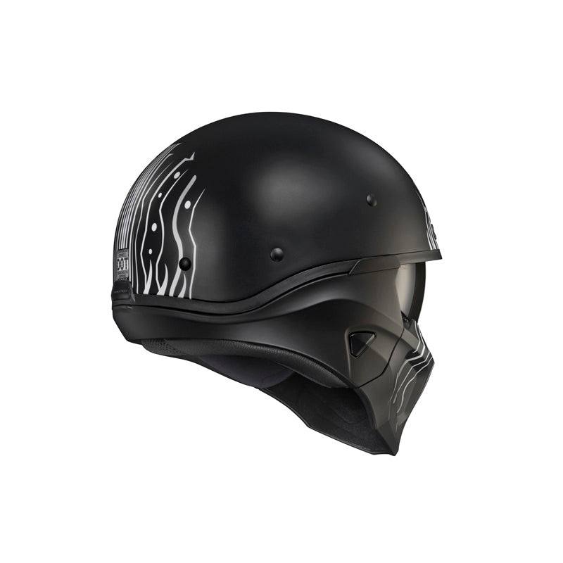 SCORPION COVERT-X TRIBE MATTE BLACK/WHITE LG COX-1305