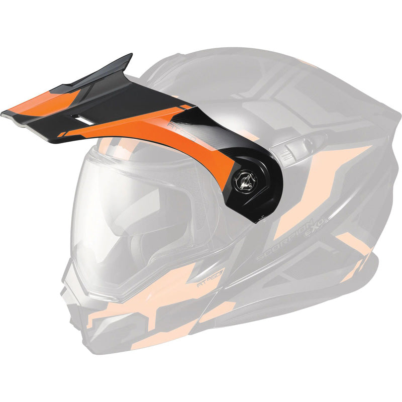 SCORPION EXO-AT950 PEAK VISOR ELLWOOD ORANGE 52-533-95