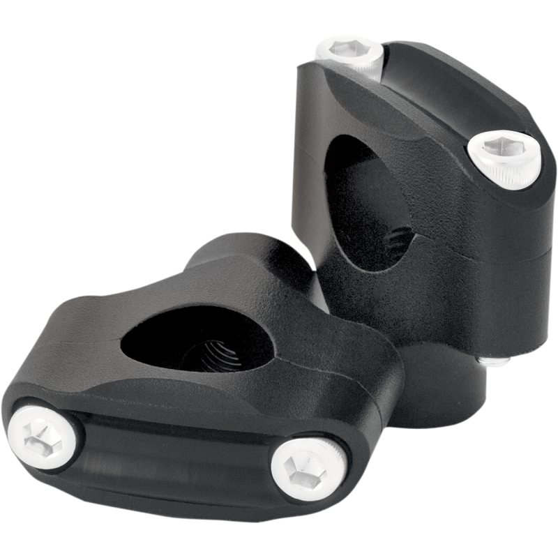 RSD 1-1/2" 2 BOLT NOST RISERS BLK OPS 0208-2049-SMB