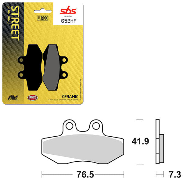 SBS ATV/UTV CERAMIC BRAKE PAD 6190652100