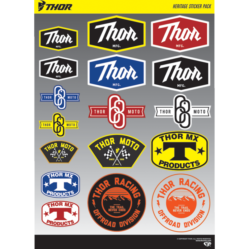 THOR DECAL SHEET HERITAGE 4320-1572