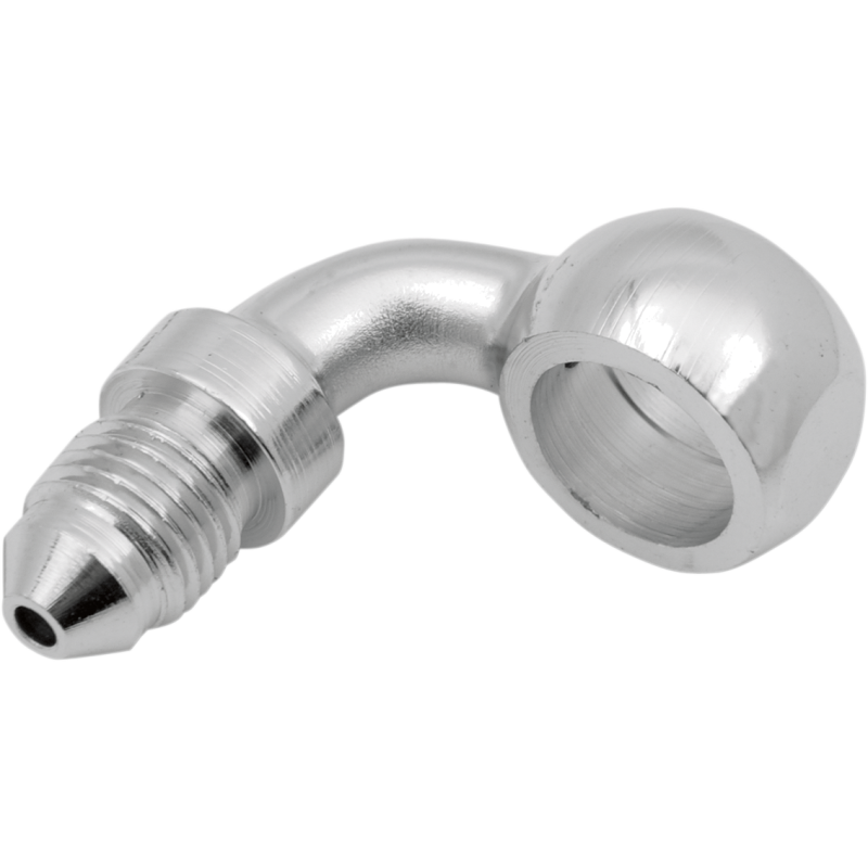 DRAG SPECIALTIES 7/16" BANJO 90 DEGREE FITTING 154