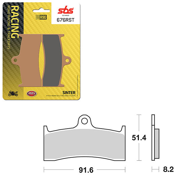 SBS ROAD RACING & TRACKDAYS SINTER BRAKE PAD 6470676100