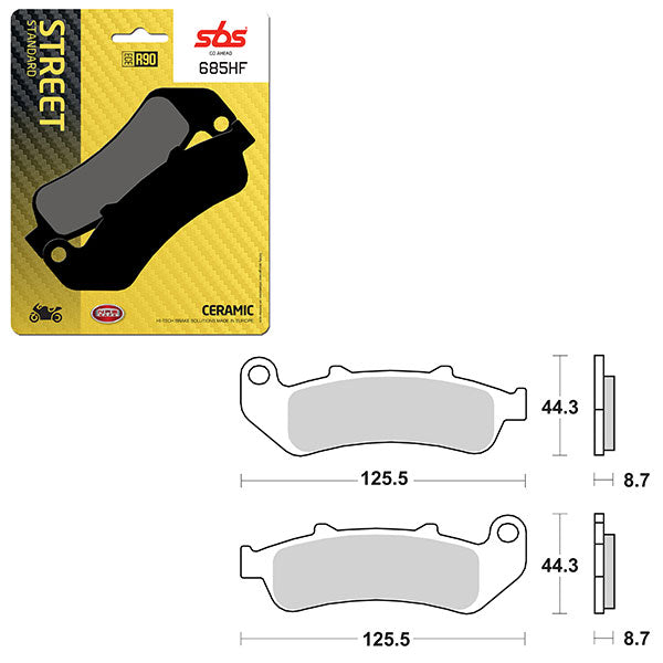 SBS ATV/UTV CERAMIC BRAKE PAD 6190685100