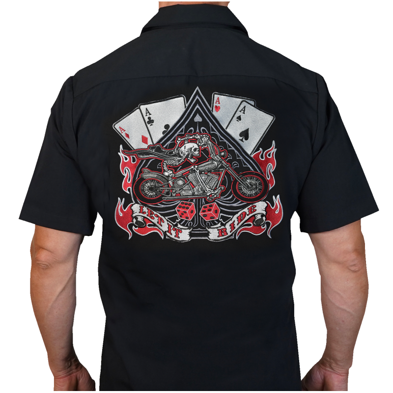 LETHAL THREAT SHRT LET IT RIDE BK MD FE50133M