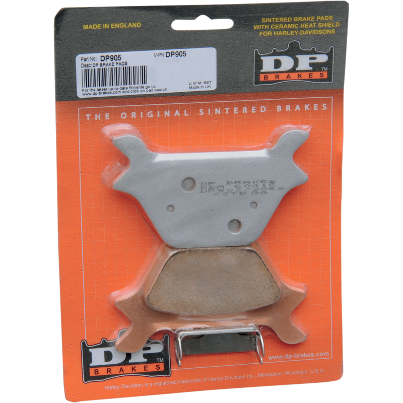 DP BRAKES DP905 STANDARD COMPOUND BRAKE PAD SET DP905