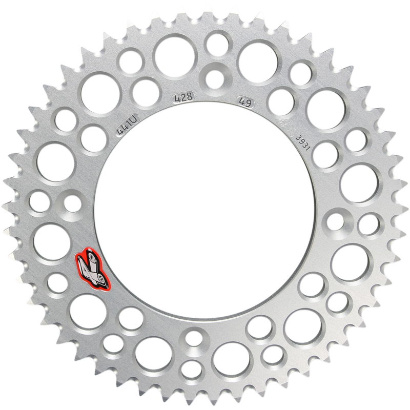 RENTHAL RENTHAL SPROCKET 441U-428-49GP SILVER 441U-428-49GPSI