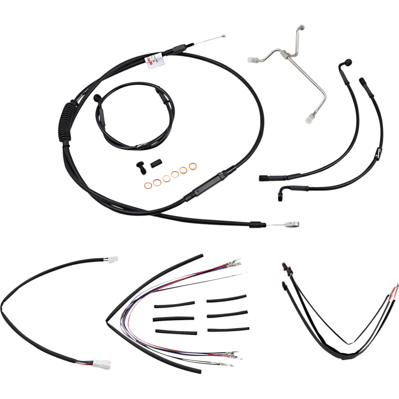 BURLY BRAND CONTROL KIT - 14" APE HANGER HANDLEBARS B30-1170
