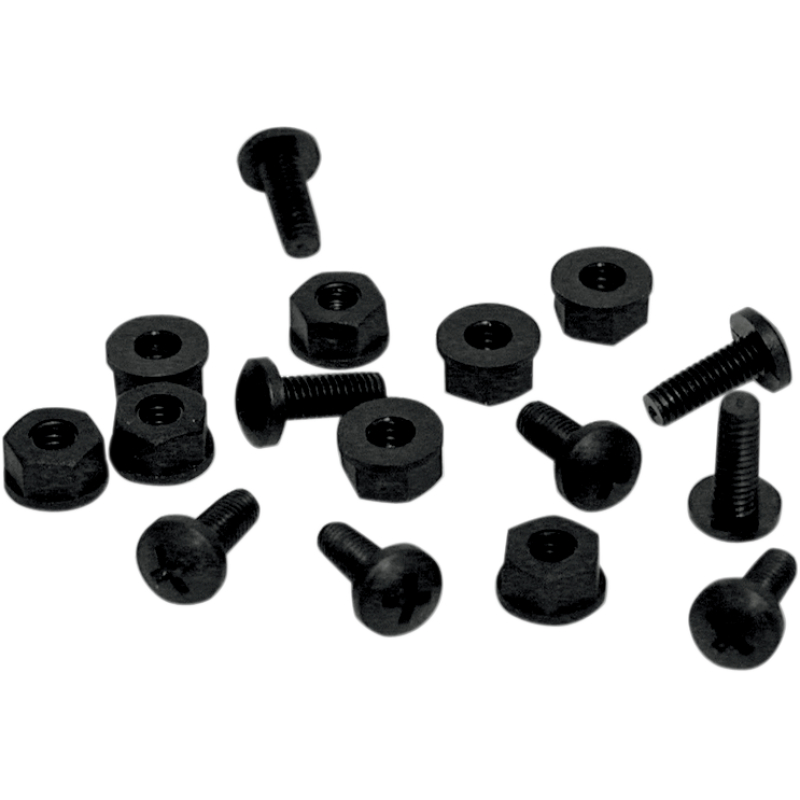 ZERO GRAVITY WINDSCREEN NUT BLK NYLON SET 8PK 32-120