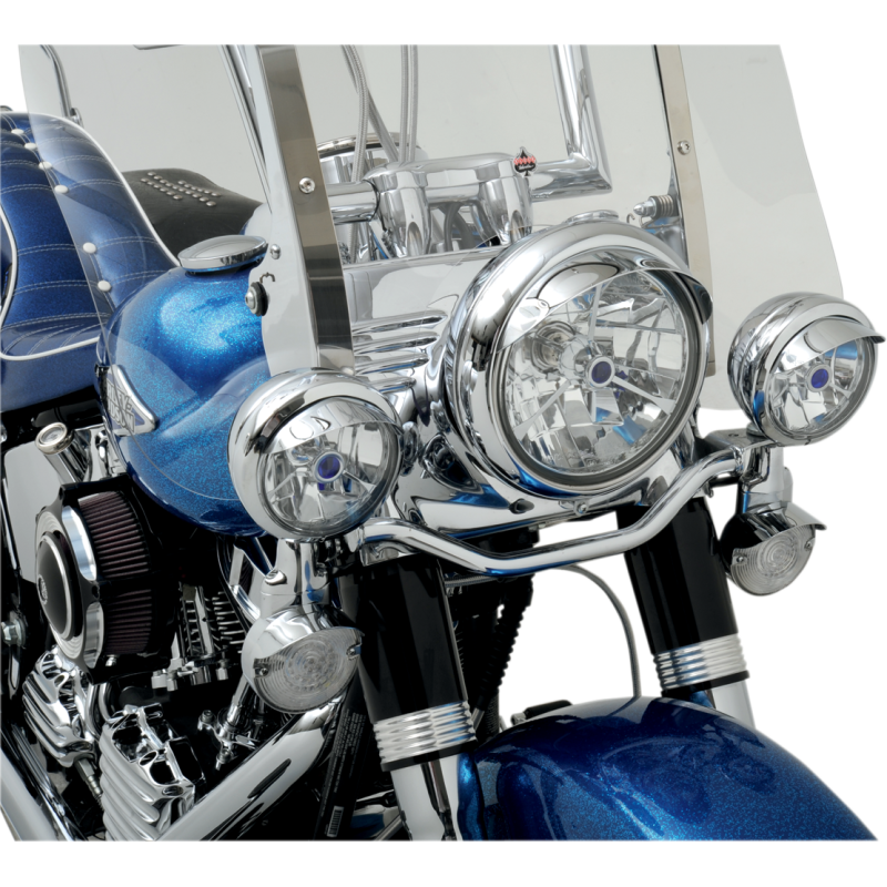 DRAG SPECIALTIES 86-19 FLHT/FLST FRT T/SIGNAL VISORS PR DS-720096