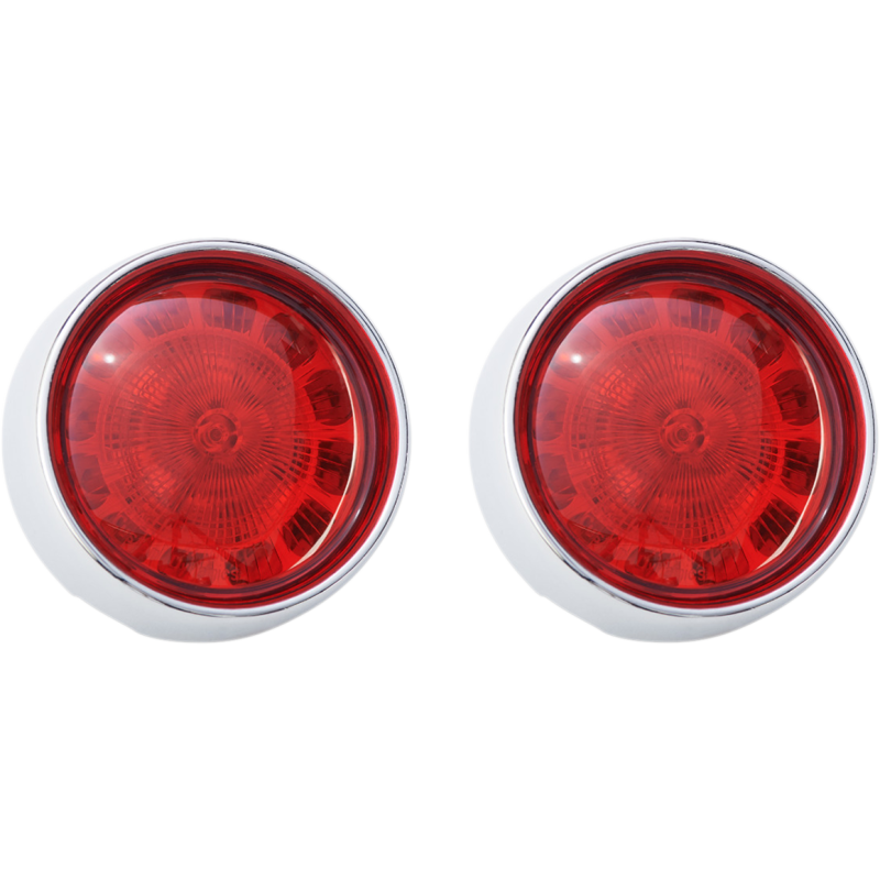 CUSTOM DYNAMICS SIGNAL BLLT 1156 CHR/RED PB-BB-R-1156CR