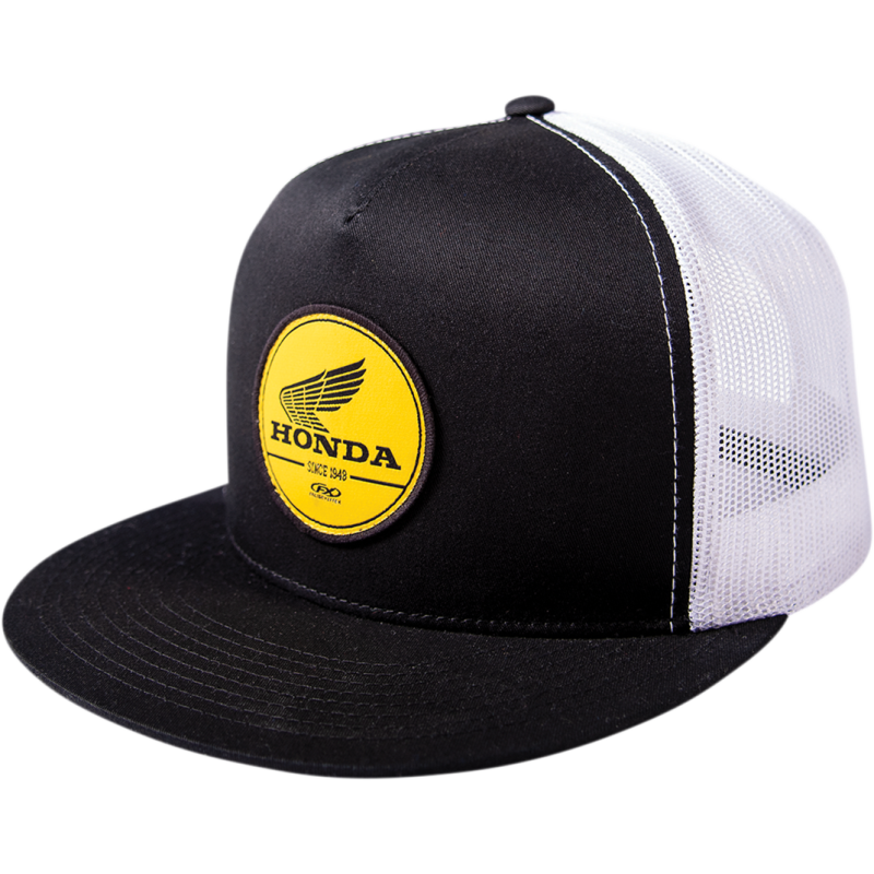 FACTORY EFFEX APPAREL HAT SNAPBK GOLD HONDA BK/WH 24-86302