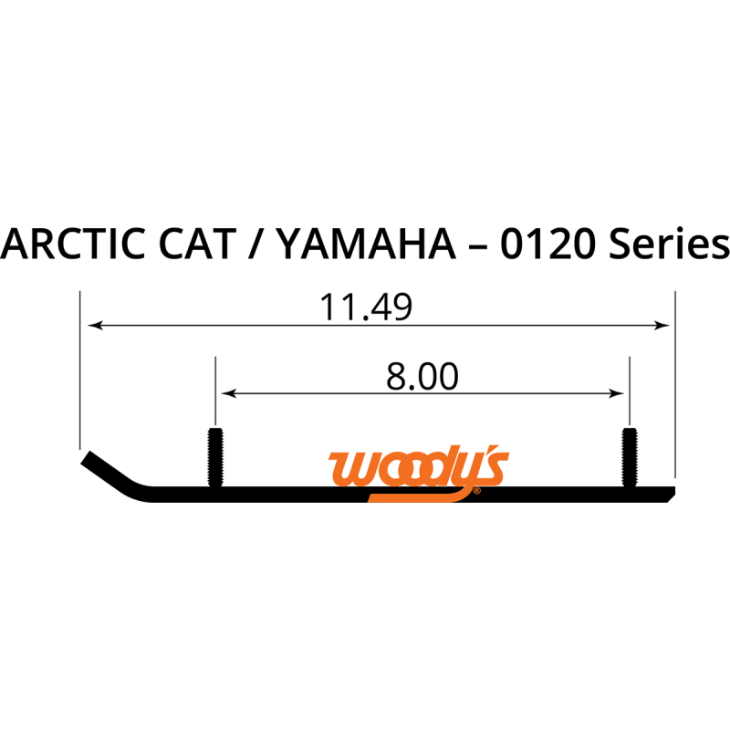 WOODYS WEARBAR STD ARCTIC RUA-0120-1