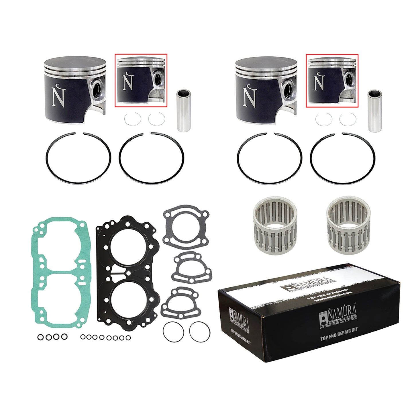 NAMURA TOP END REPAIR KIT STANDARD SEA-DOO NW-10006K