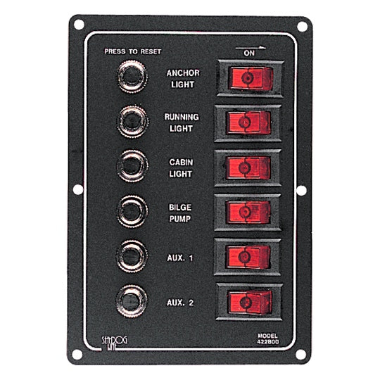 SEADOG ALUMINUM BREAKER PANEL 422800-1