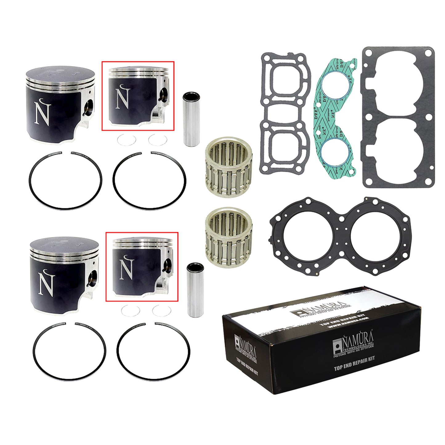 NAMURA TOP END REPAIR KIT STANDARD YAMAHA NW-40001K