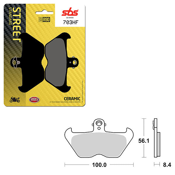 SBS ATV/UTV CERAMIC BRAKE PAD 6190703100