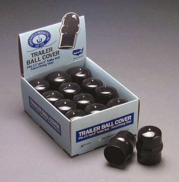 GREENFIELD 12 BLACK TRAILER BALL COVERS 80233-B