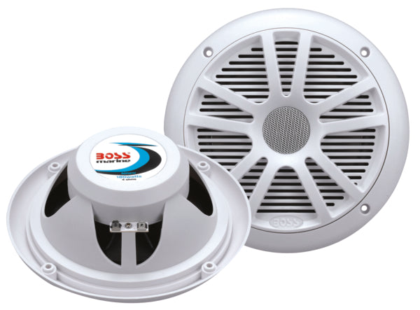 BOSS AUDIO SPEAKER 6.5" DUAL CONE WH QTY2 MR6W