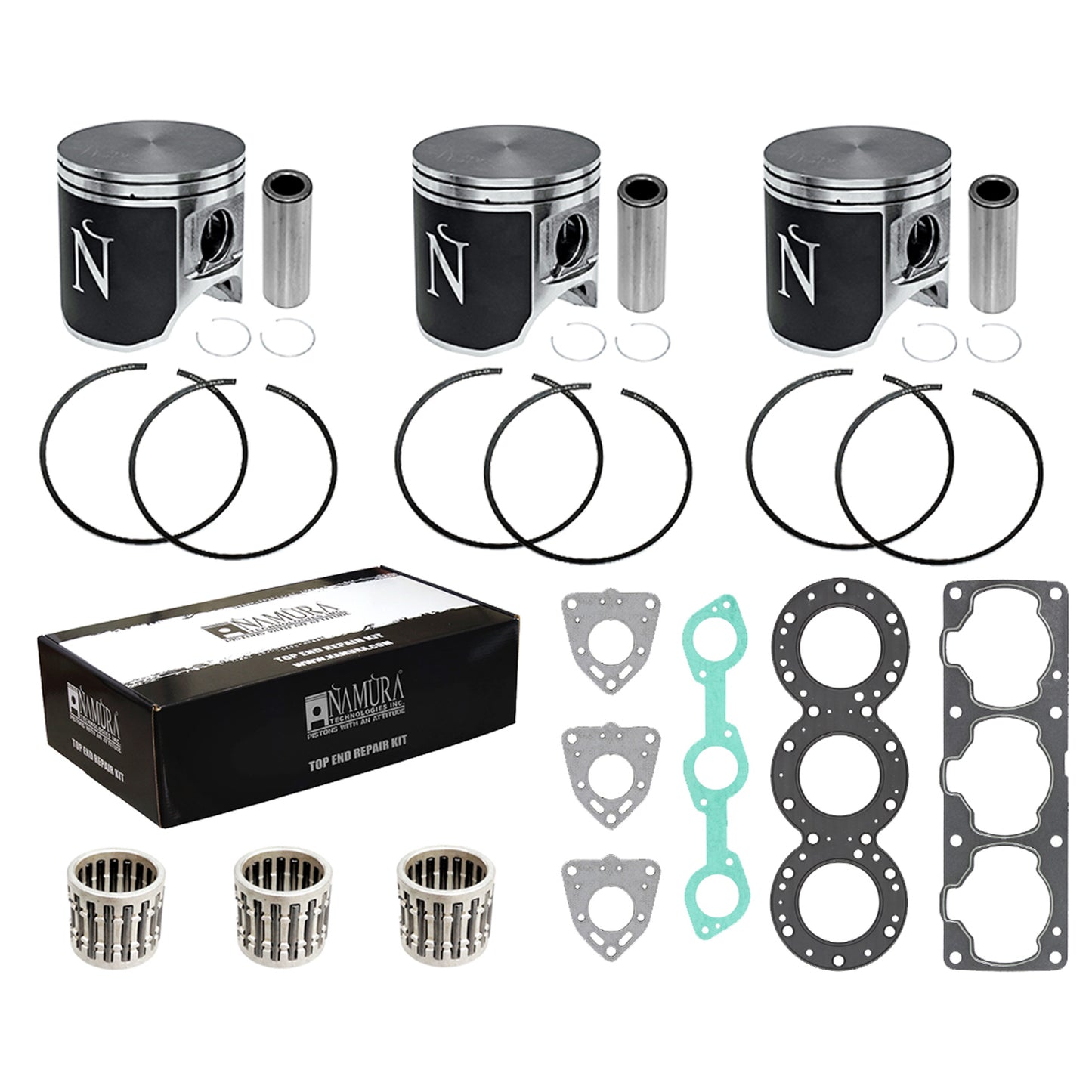 NAMURA TOP END REPAIR KIT STANDARD KAWASAKI NW-20002K1