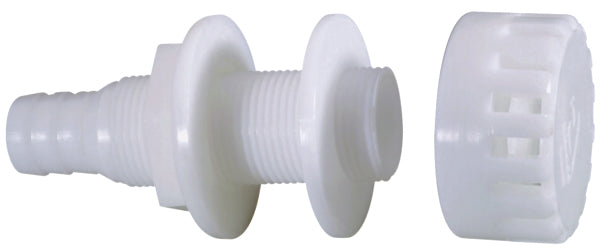 ATTWOOD THRU-HULL CONNECTOR W/STRAINER 3886-3