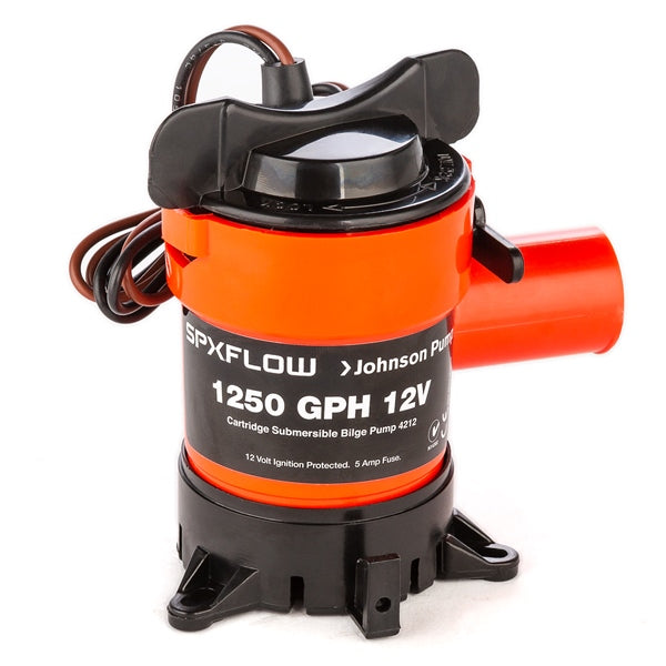 JOHNSONPUMP 1250GPH CARTRIDGE BILGE PUMP 1 1/8 PORT 42123