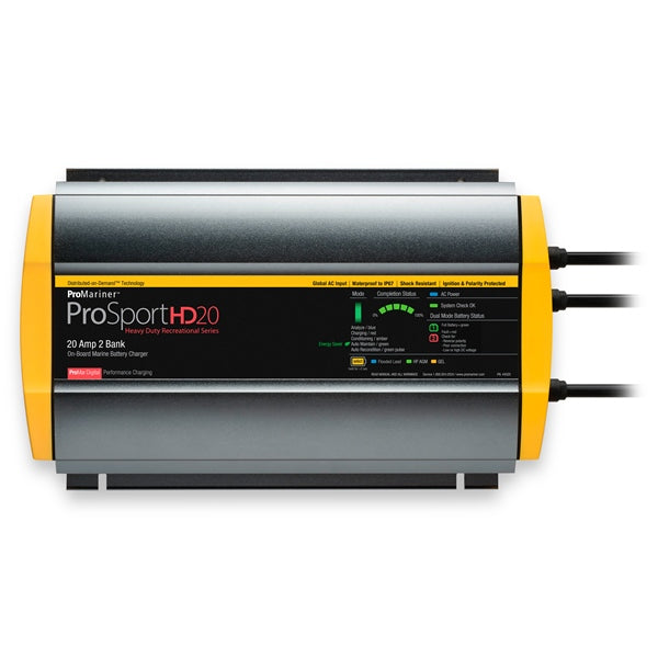 PROMARINER BATTERIE CHARGER PROSPORTHD 20A 2 BANK 44020
