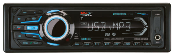 BOSS AUDIO IN-DASH SINGLE-DIN MARIN MP3/CD/AM/FM BK MR1308UABK