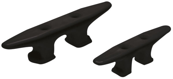 DOCKEDGE DOCK CLEAT OPEN BASE 4" HDPE BLACK DE2304F