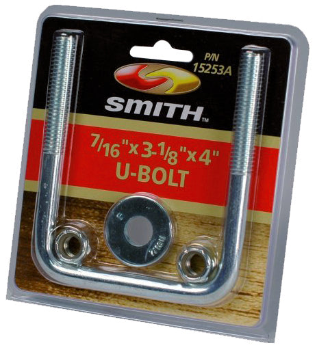 CESMITH PKG. U-BOLT, 3-1/8" X 4" W/WASHER & NUT 15253A