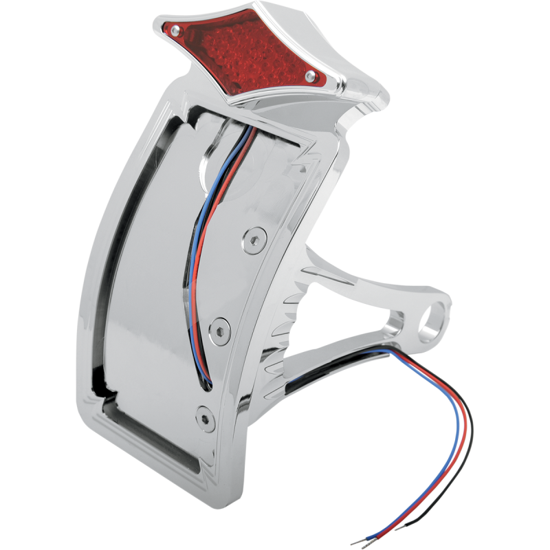 DRAG SPECIALTIES 00-07 S/TAIL DIAMOND CRVD MNT T/LIGHT 2010-0557
