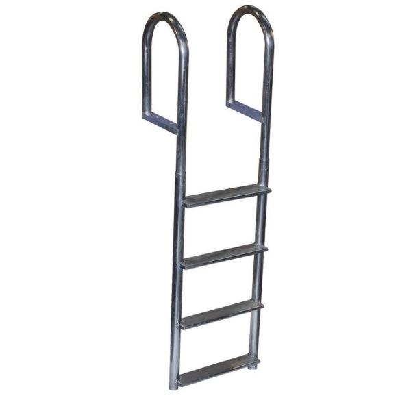 DOCKEDGE DOCK LADDER 4 STEP FIXED WIDE WELD ALUM DE2044F