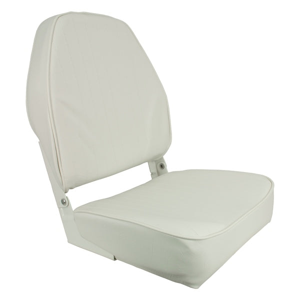 SPRINGFIELD ECONOMY FOLDING HIGH BACK CHAIR, WHITE 1040649