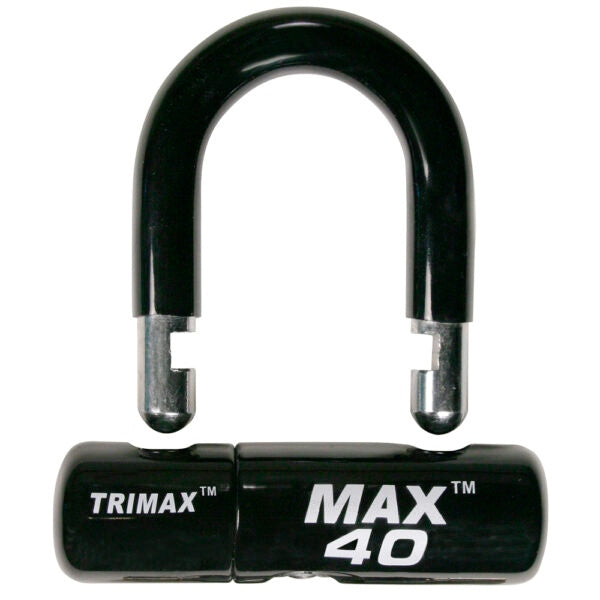 TRIMAX DISC U-LOCK W/1/2" SHACKLE BK TRIMAX MAX40BK (W)