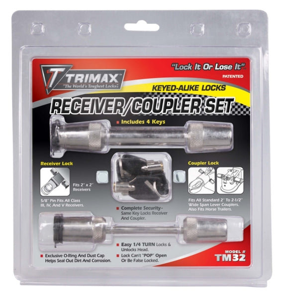 TRIMAX RECEIVER LOCK KIT 5/8 & 2 1/2 TM32