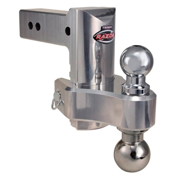 TRIMAX DROP HITCH ADJUSTABLE 6" ALU TRIMAX TRZ6AL-HD