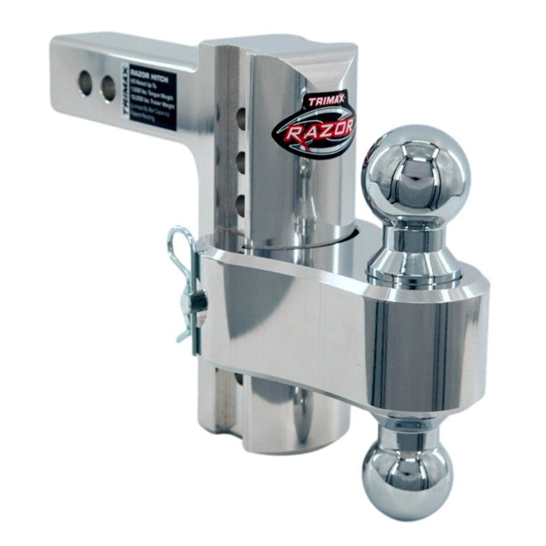 TRIMAX DROP HITCH ADJUSTABLE 6" ULTRA-RP ALU TRZ6ULT-RP