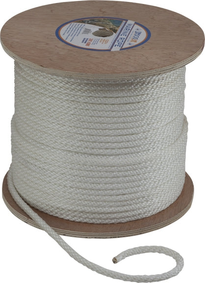 SEADOG SOLID BRAID NYLON 3/8" X 500 - WHITE 303110500WH