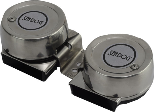 SEADOG STAINLESS MINI COMPACT HORN - TWIN 431120-1