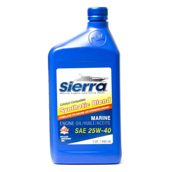 SIERRA CATALYST OIL 25W40 QUART 18-9440CAT-2