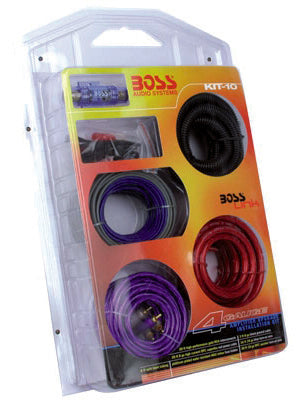 BOSS AUDIO COMP 4 GAUGE AMPLIFIER INSTALLATION KIT KIT-10