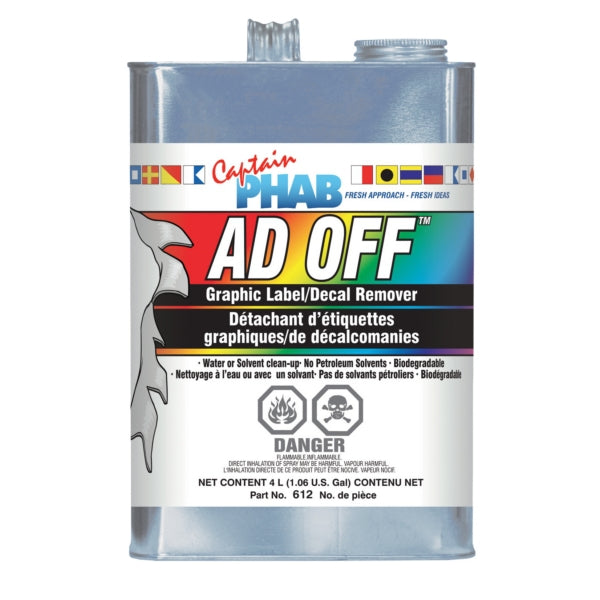 CAPTAINPHAB REMOVER ADHESIVE 4L 612